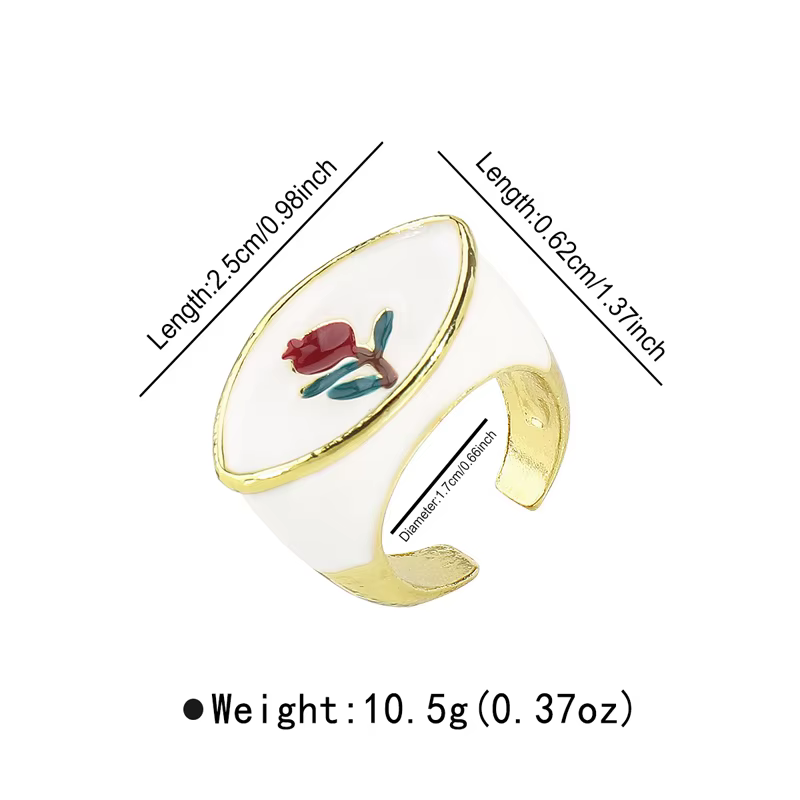Bagues ouvertes en forme d'oeil de feuille d'arbre à fleurs pour femmes et hommes, bague de luxe exq