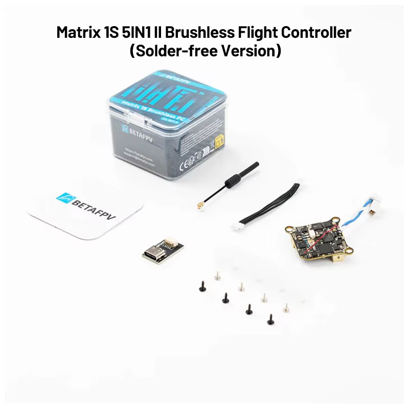 Contrôleur de vol BETAFPV Matrix 1S Brushless 5-en-1 II AIO avec ESC 12A pour Quadcopter Air65 II/ A