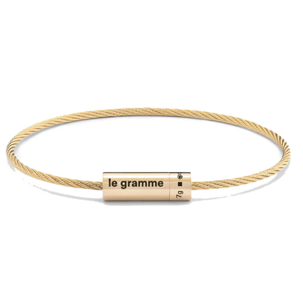 7g LE mode couleur or Bracelet corde pour hommes et femmes 7g 925 cadeau de luxe Couple français bij