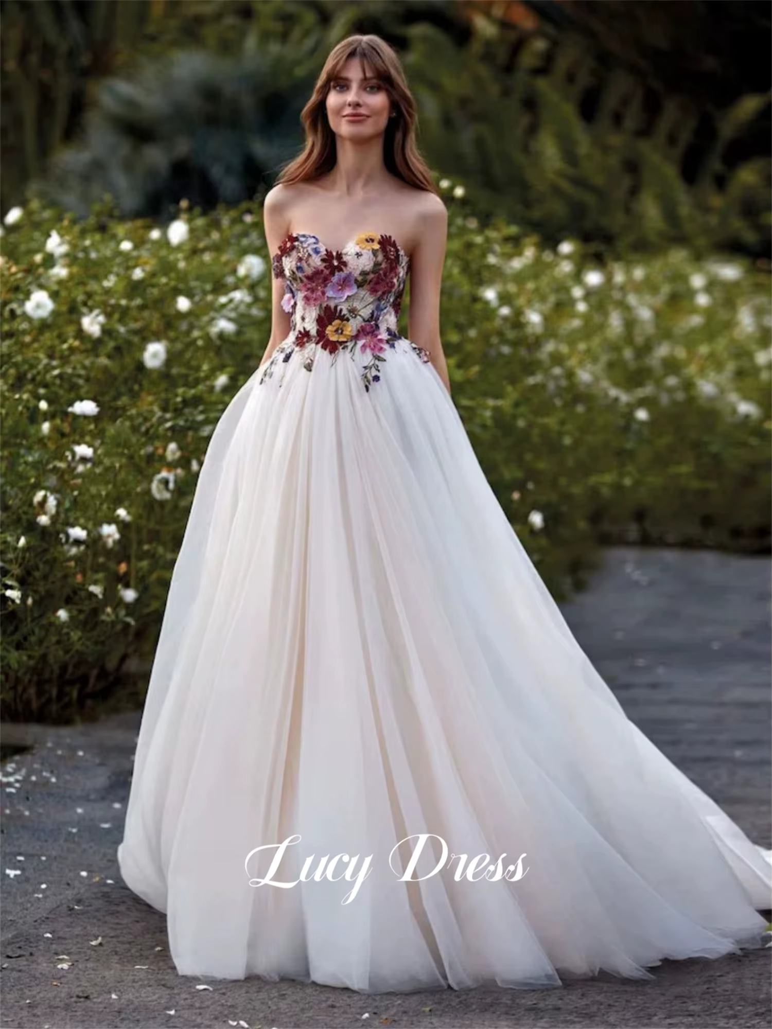 Lucy personnalisé robes d'occasion sur mesure pour Occasions spéciales robes de fête de mariage Robe