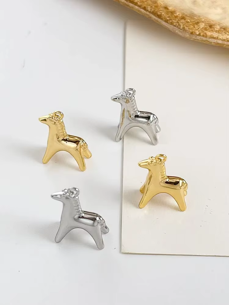 Design Cordial 50 pièces 12*18MM accessoires de bijoux/pendentif en cuivre/forme de cheval/fait à la