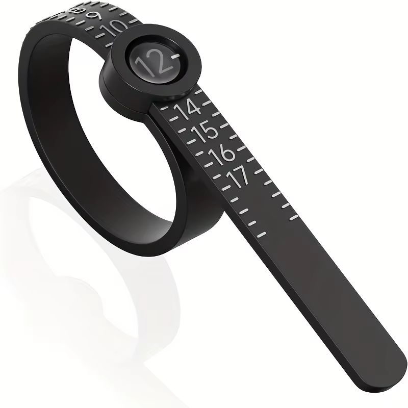 Outil de mesure américain, gradateur d'anneau 1-17 avec loupe, ruban à mesurer, règle souple