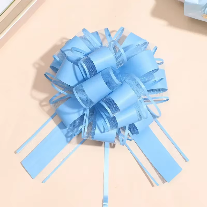 Ruban de voiture de mariage, nœuds de traction, emballage cadeau, décor de voiture de mariage, fourn