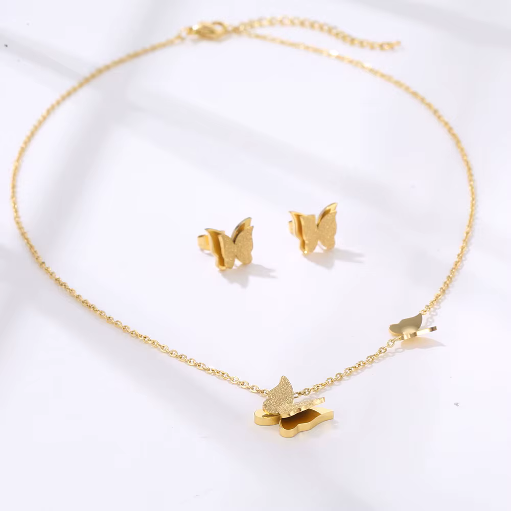 Colliers en acier inoxydable pour femmes, léger, luxe, élégant, géométrie délicate, pendentif, chaîn