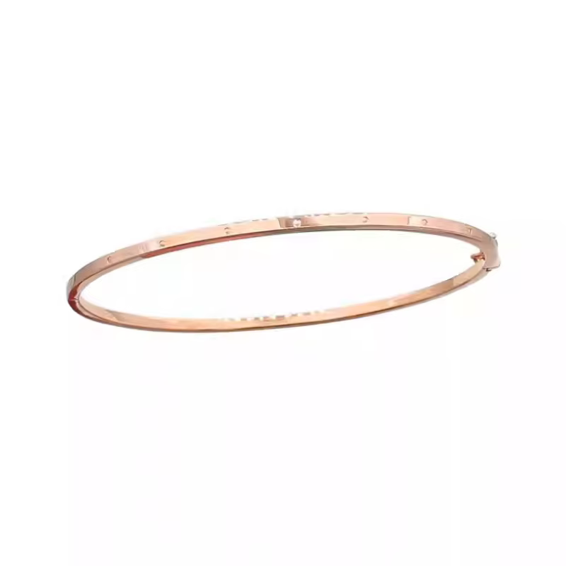 Bracelet Simple et brillant pour femmes, plaqué or violet 14K, à la mode, de haute qualité, Style fi