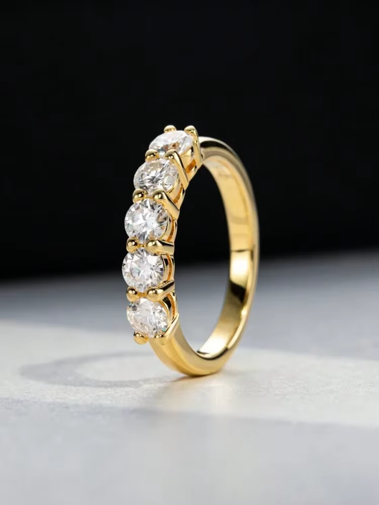 Bague multicolore en argent Sterling 925 pour femmes, classique, brillant, cinq étoiles, Zircon, fia