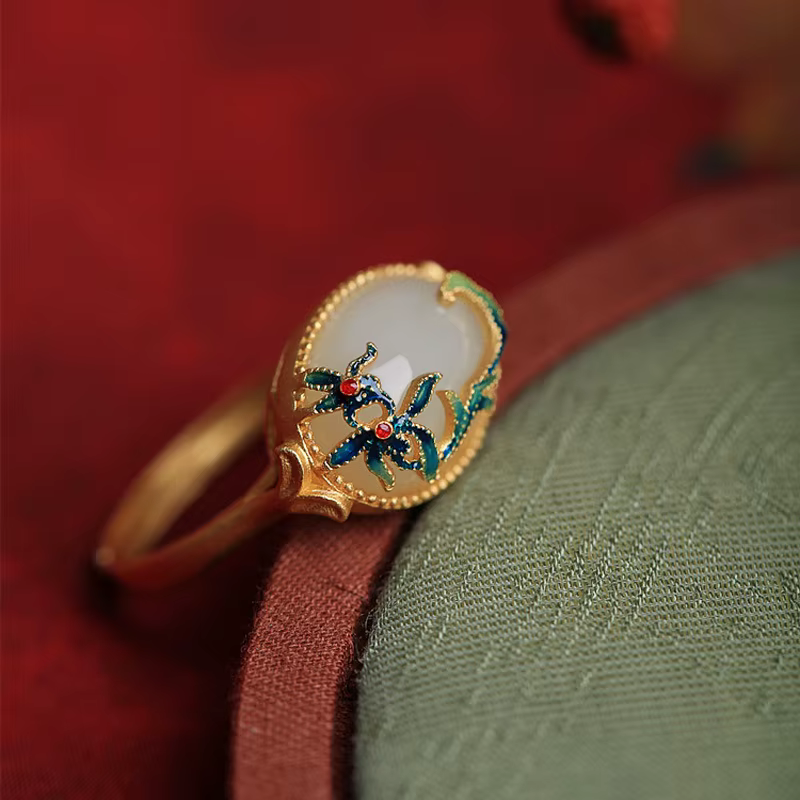 Natural Hotan-Ensembles de bijoux diversifiés pour femmes, artisanat en or des Prairies, fleur en ém