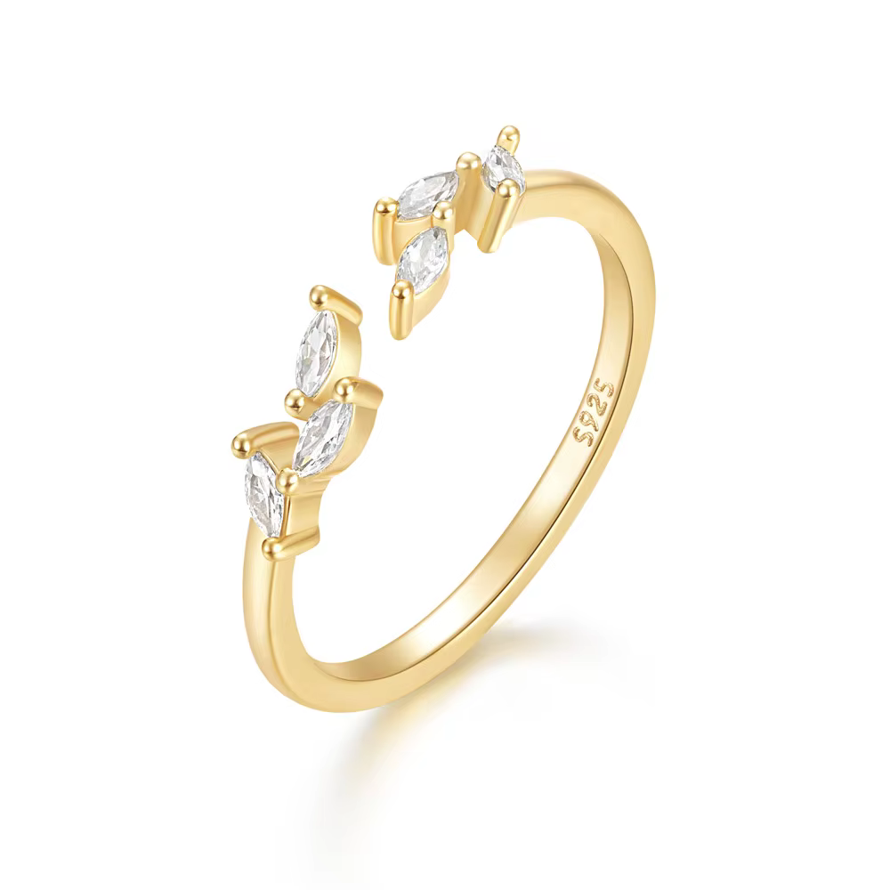 ROGHTS-Bagues géométriques brillantes en argent regardé 925 pour femmes et hommes, matiques en crist