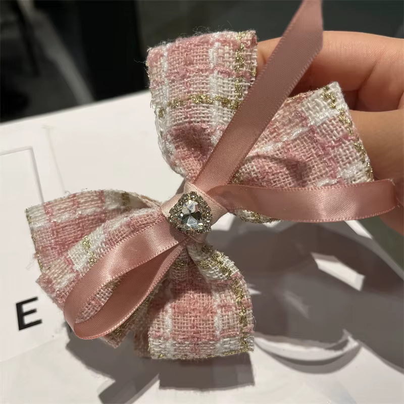 Pinces à Cheveux Nministériels d de Bergame Noir pour Femme et Fille, Barette Cheveux, Épingle, Coré