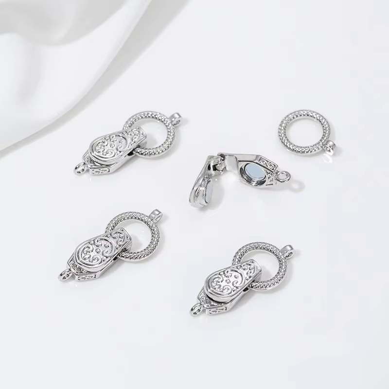 Boucle magnétique tête de serpent plaquée or 14K pour bracelet et collier DIY faits main avec perles