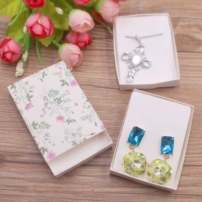 Bricolage multi boîte-cadeau à la main amour boîte de mariage capteur de rêves bijoux collier penden