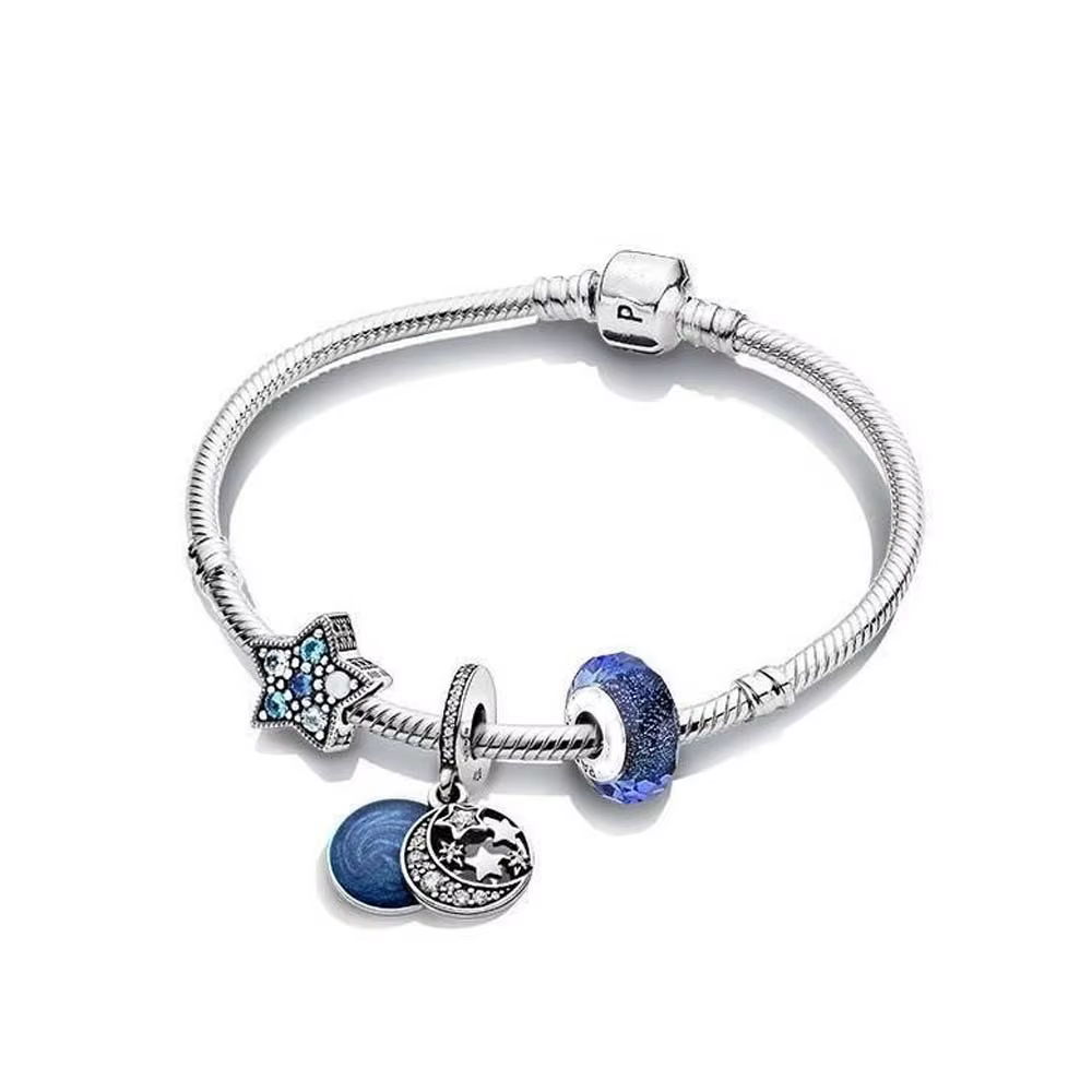 Bracelets à main en argent Sterling 2025 Original pour femmes, ensembles de bijoux de luxe adaptés a