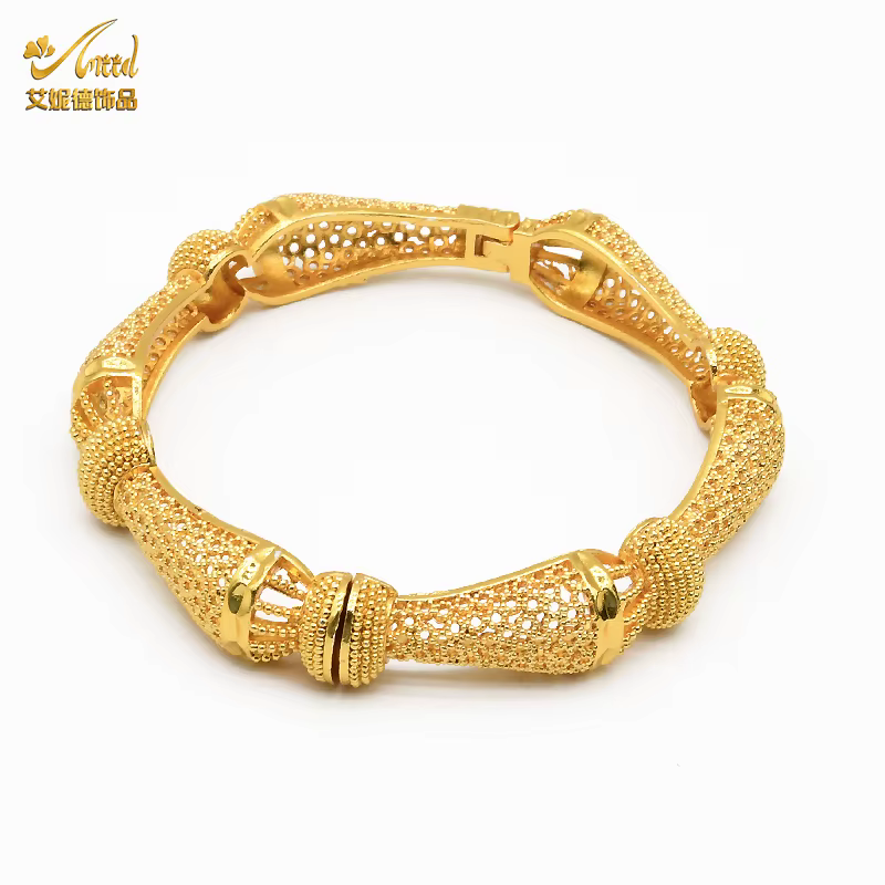 XUHUANG Dubai africain luxe couleur or Bracelets 24K bijoux de fiançailles pour les femmes Bracelets