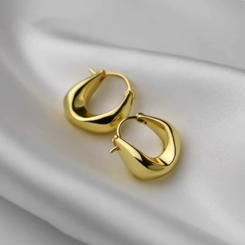 Boucles d'oreilles Vintage en argent Sterling 925 pour femmes et filles, cerceau d'oreille polyvalen