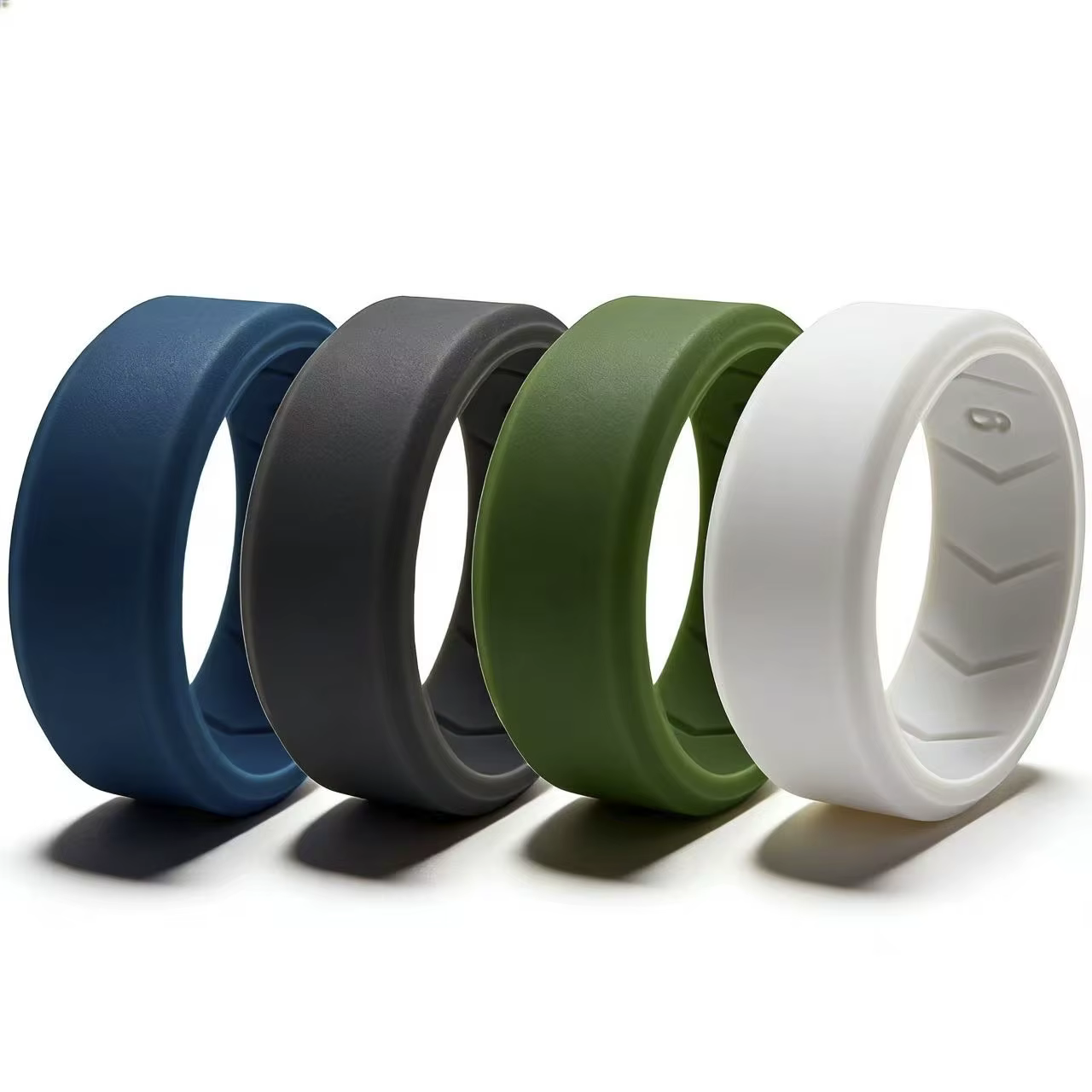 Bague en Silicone confortable et respirante, cadeau pour hommes, garçon, père, bijoux sportifs, trav