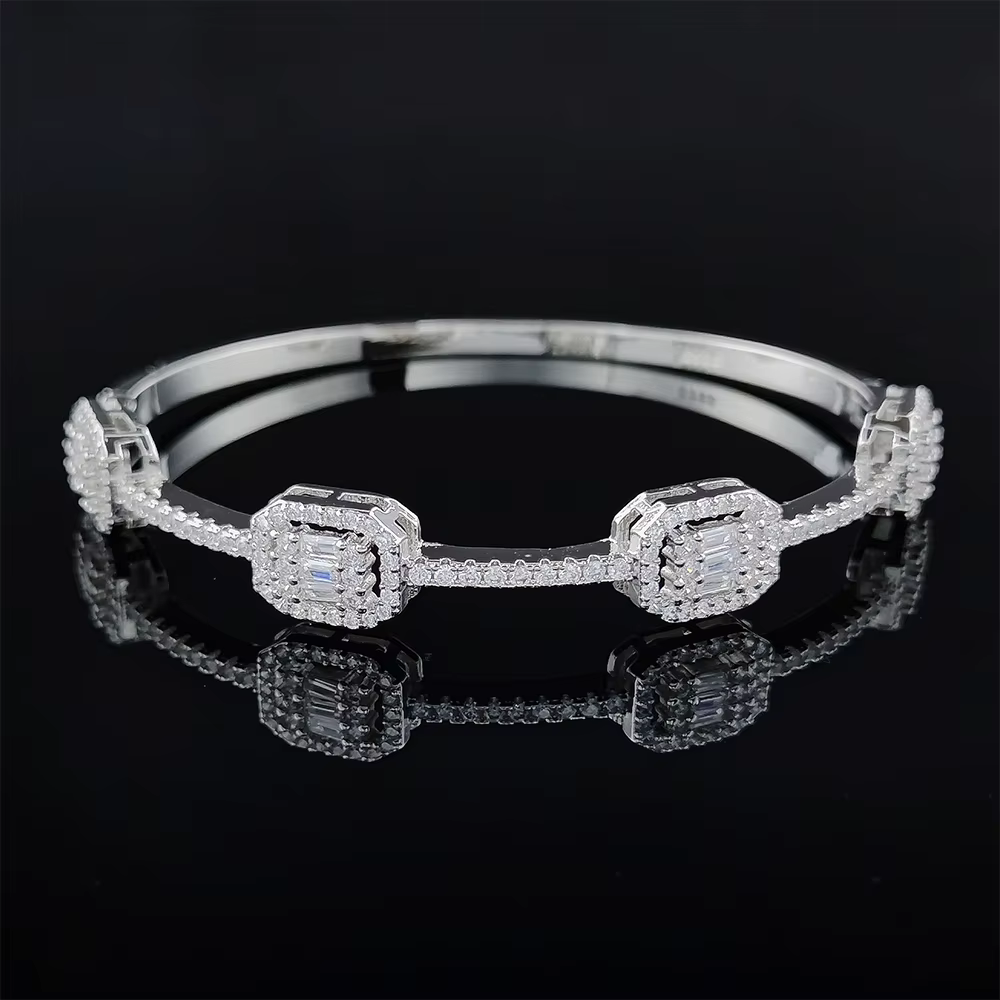 Moonso – Bracelet rectangulaire de luxe pour femmes, bijoux cadeau d'anniversaire, vente en gros, S7