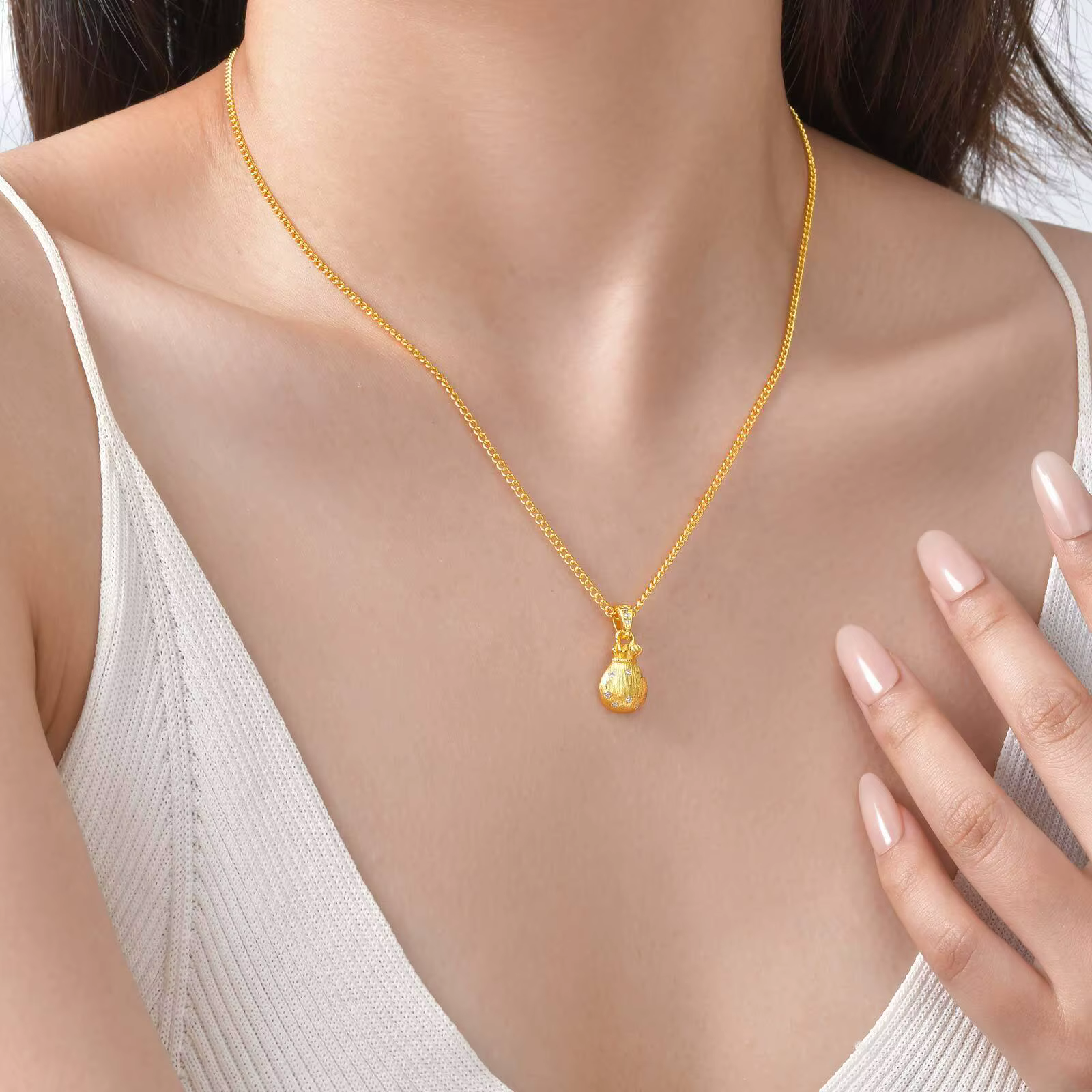 Collier ovale géométrique en acier inoxydable pour femmes, Long cordon noir réglable, pendentif en m