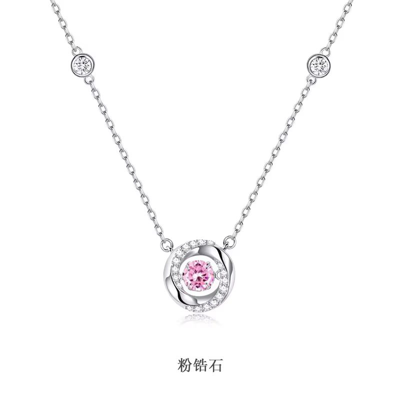 Collier pendentif en argent Sterling 925 pour femmes, bijoux Mobius, collier dynamique Simple et lux