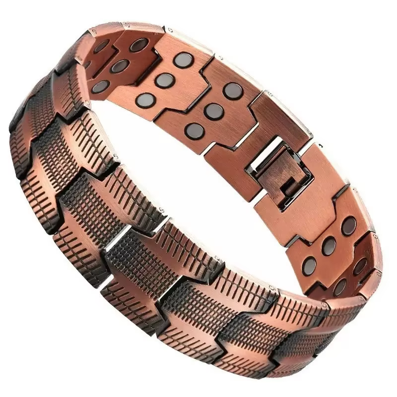 Bracelets populaires pour hommes, femmes et couples ; bracelets magnétiques énergétiques à large ban