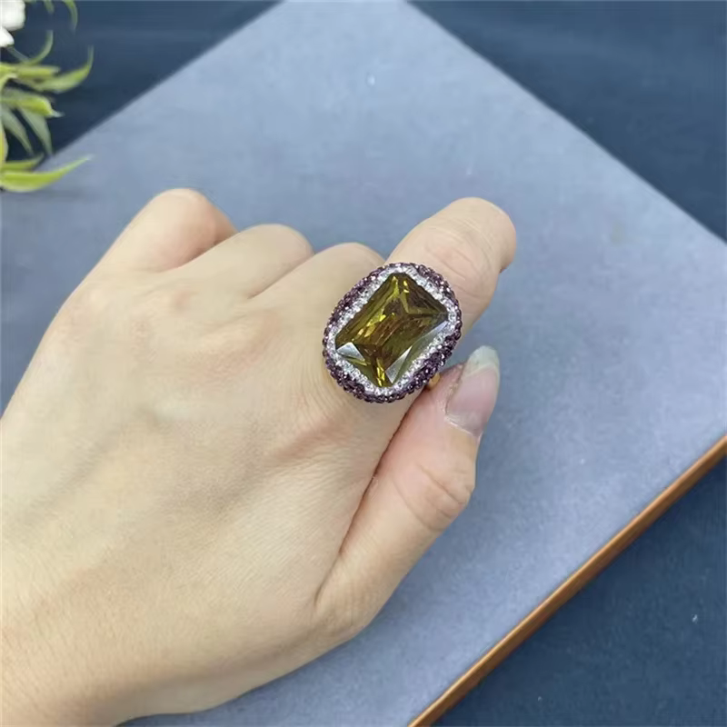 Grand Zultanite perle d'eau douce bijoux soudan diaspora pierre changement de couleur pour les femme