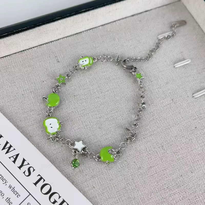 VIVILADY – Bracelet géométrique en forme d'étoile de pomme et de Zircon pour femmes, bijoux à la mod