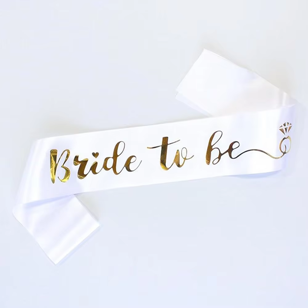 Écharpe « Future Mariée » pour enterrement de vie de jeune fille, accessoires de fête prénuptiale, c