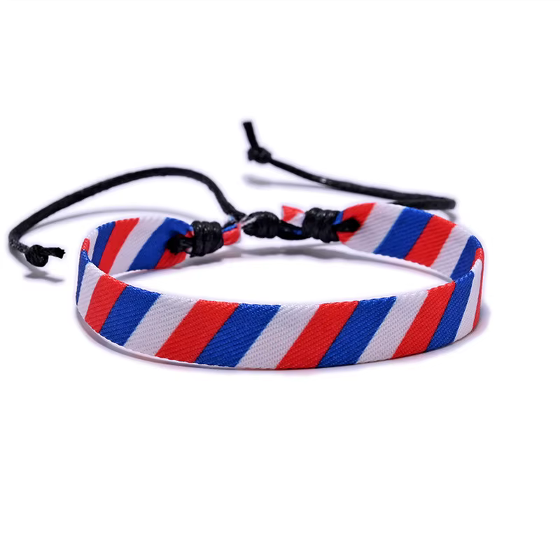Bracelet rond fait à la main pour hommes et femmes, motif national, accessoires de bijoux de mode, A