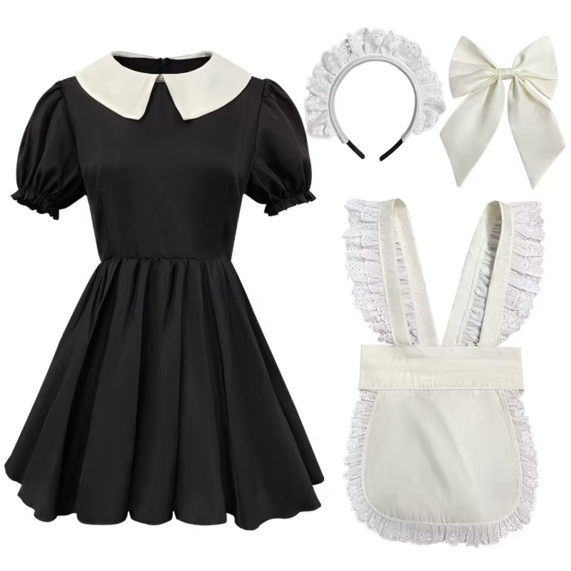 Robe longue classique japonaise traditionnelle pour cosplay, tenue de jeu de rôle, travestissement, 
