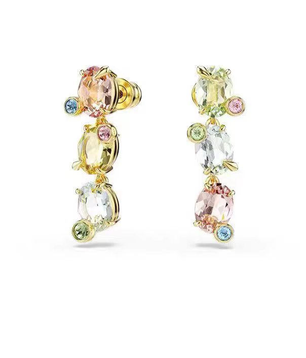 Parure de colliers de luxe en cristal pour femme, six pièces, design tendance transfrontalier, bijou