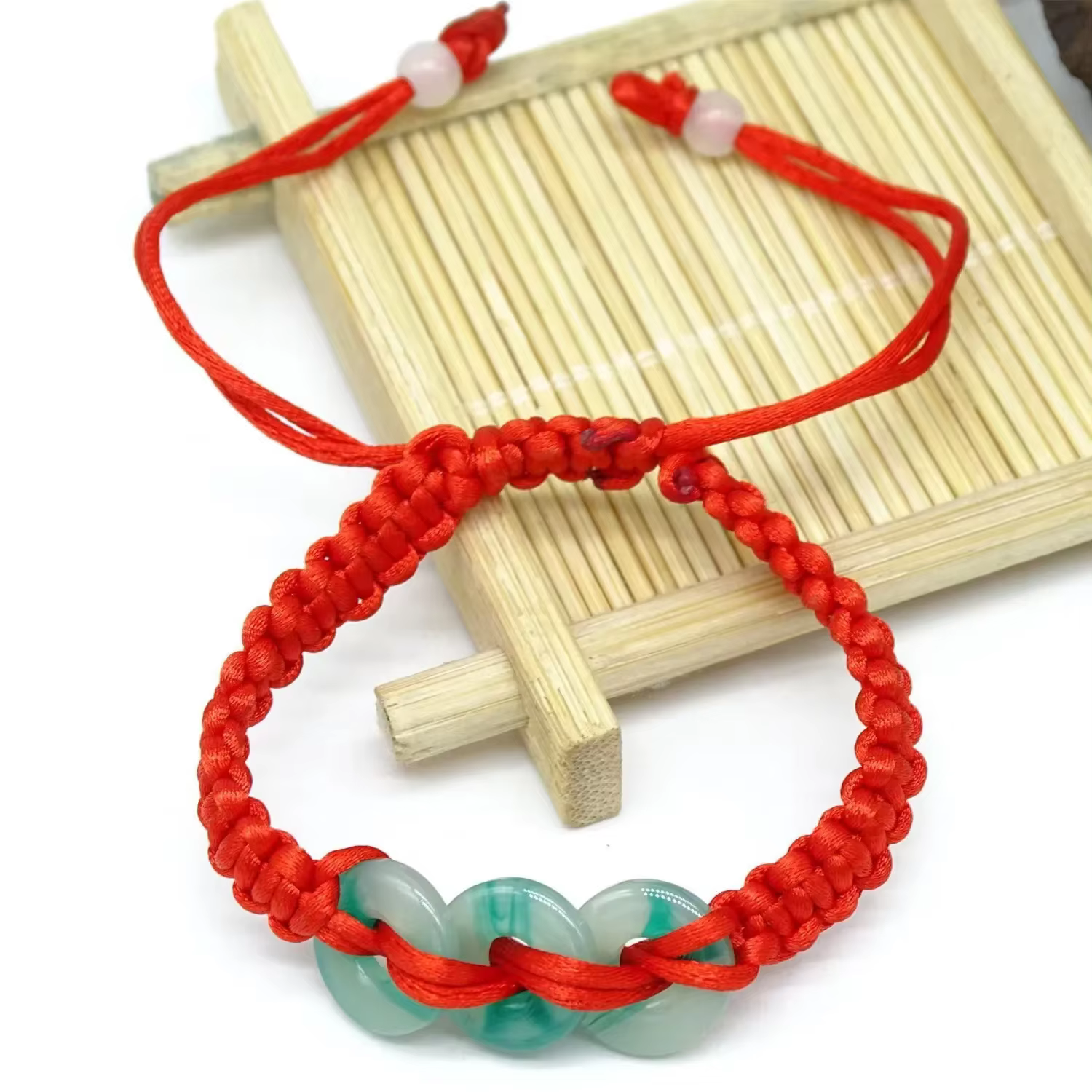 Bracelet beignet en Jade véritable, pierre d'agate et de calcédoine, amulettes Talismans pour hommes