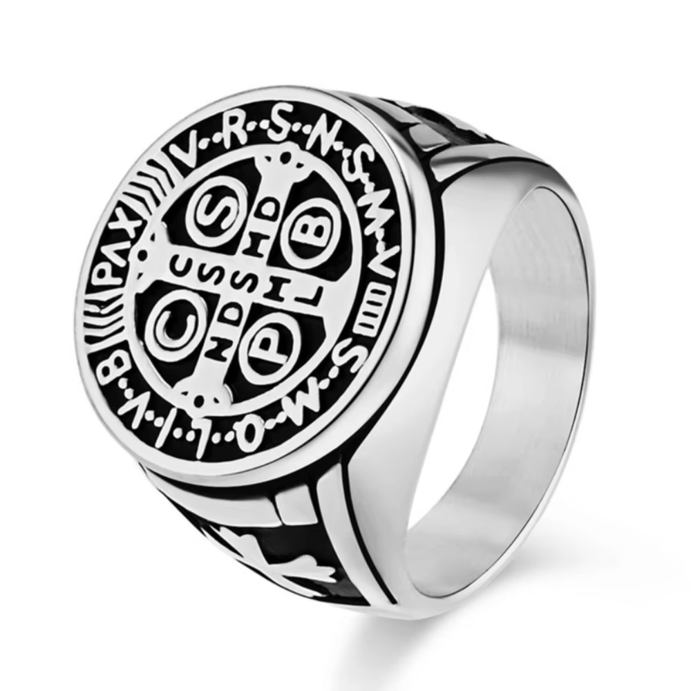 Bagues géométriques en forme de croix en Zircon, en acier inoxydable, personnalité masculine, Hip Ho
