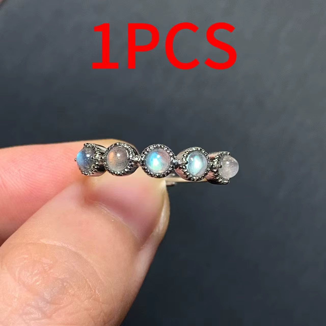 Bague en pierre de lune Labradorite naturelle MM, bijoux papillon réglables pour femmes, cadeau, ven