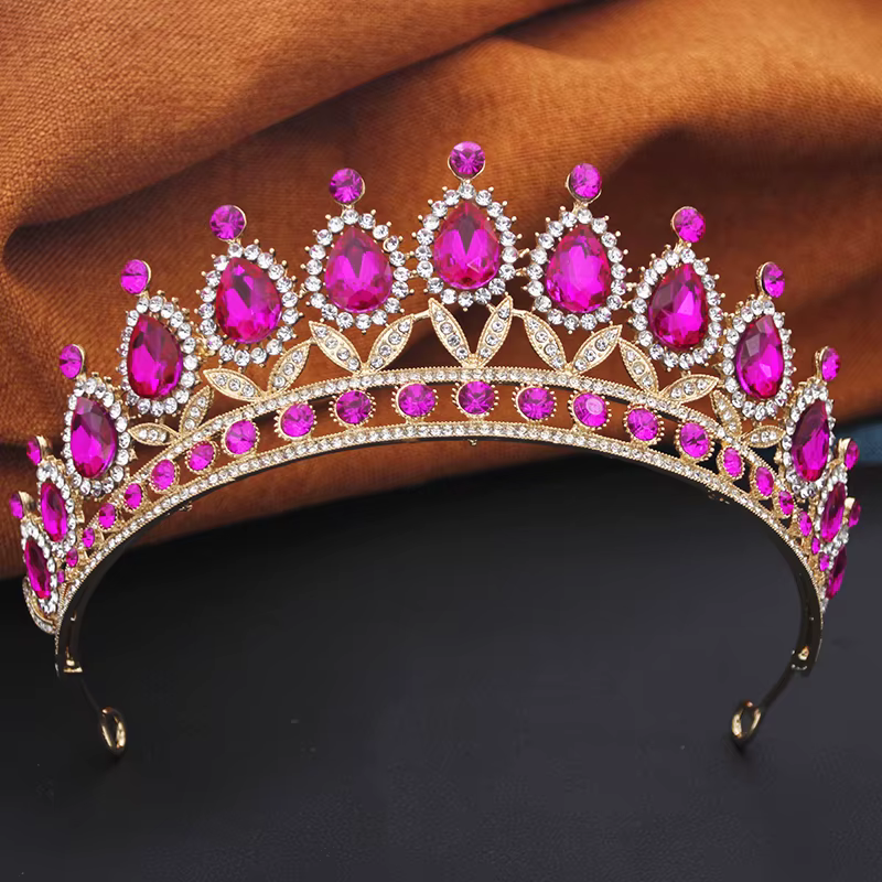 Couronne de diadème de princesse pour femme, bandeau de sauna, vêtements de sauna, bijoux de cheveux