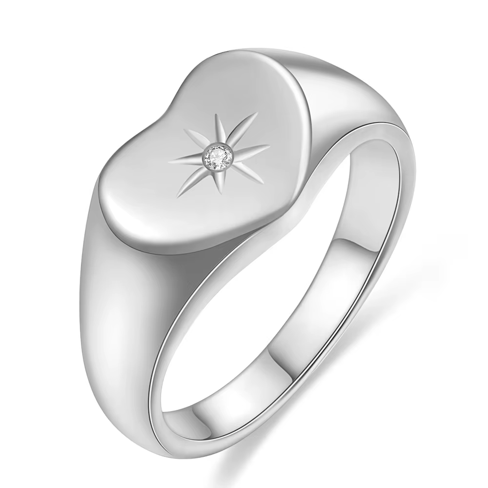 VQYSKO – bague étoile à huit branches, cristal Zircon, anniversaire, saint-valentin, cadeau pour fem