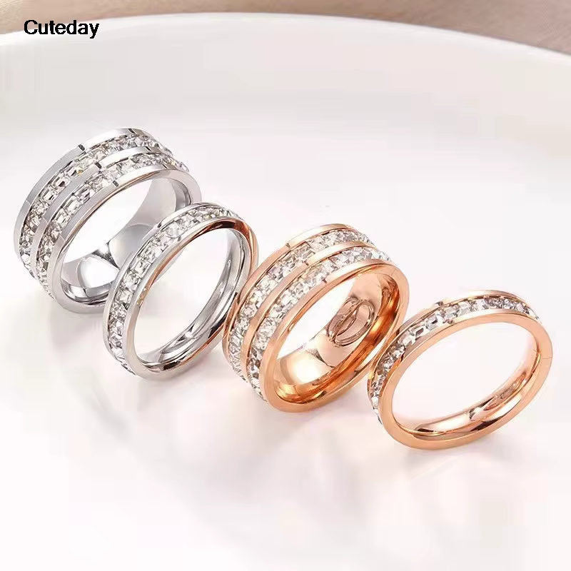 Nouvelles bagues fines minimalistes pour femmes, mariage, zircon cubique brillant, haute qualité, po