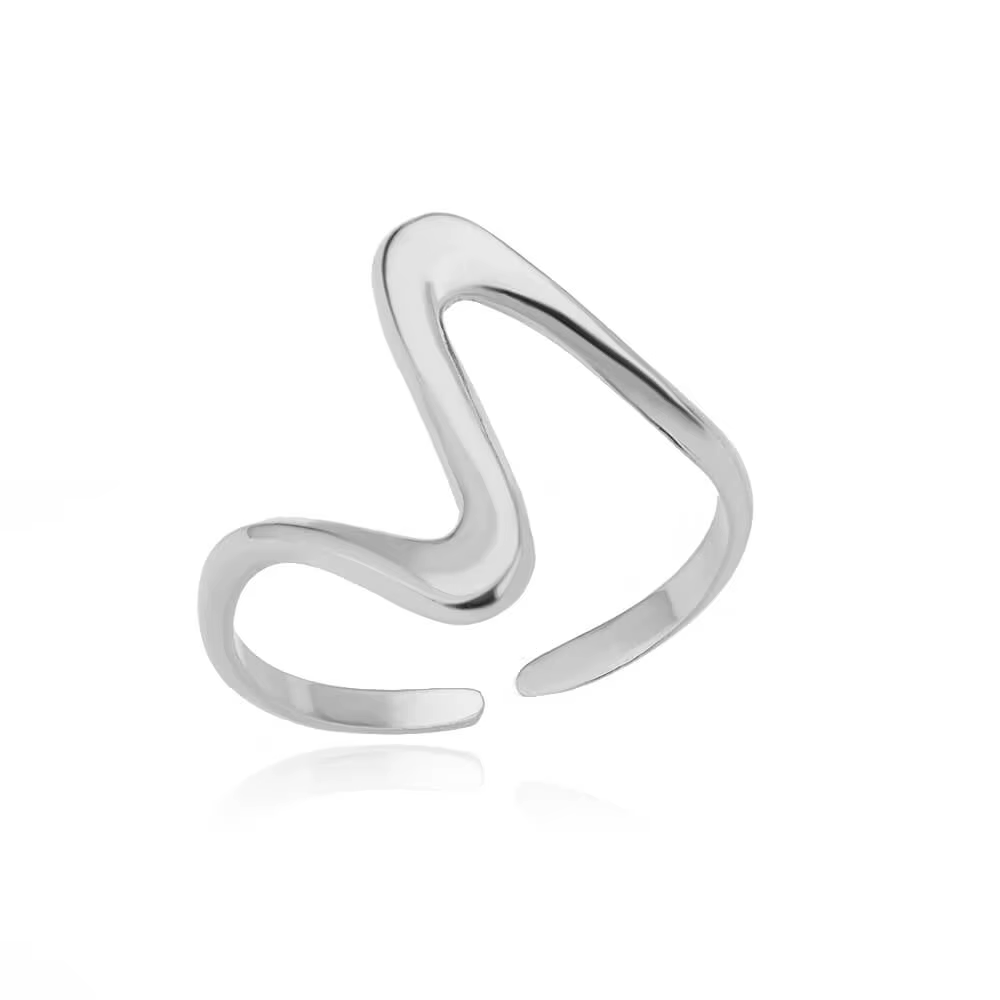 Bagues en acier inoxydable pour femmes, anneau ouvert étanche de couleur or, bracelet de Couple de m