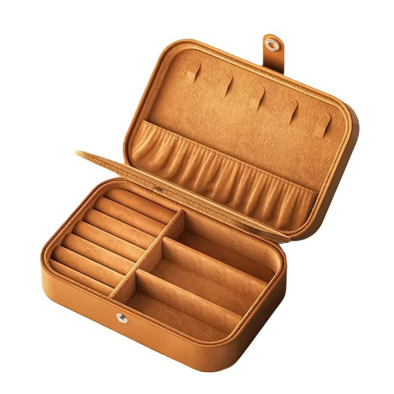 Petite boîte de rangement de bijoux, boîte de rangement de bijoutier de voyage Portable, organisateu