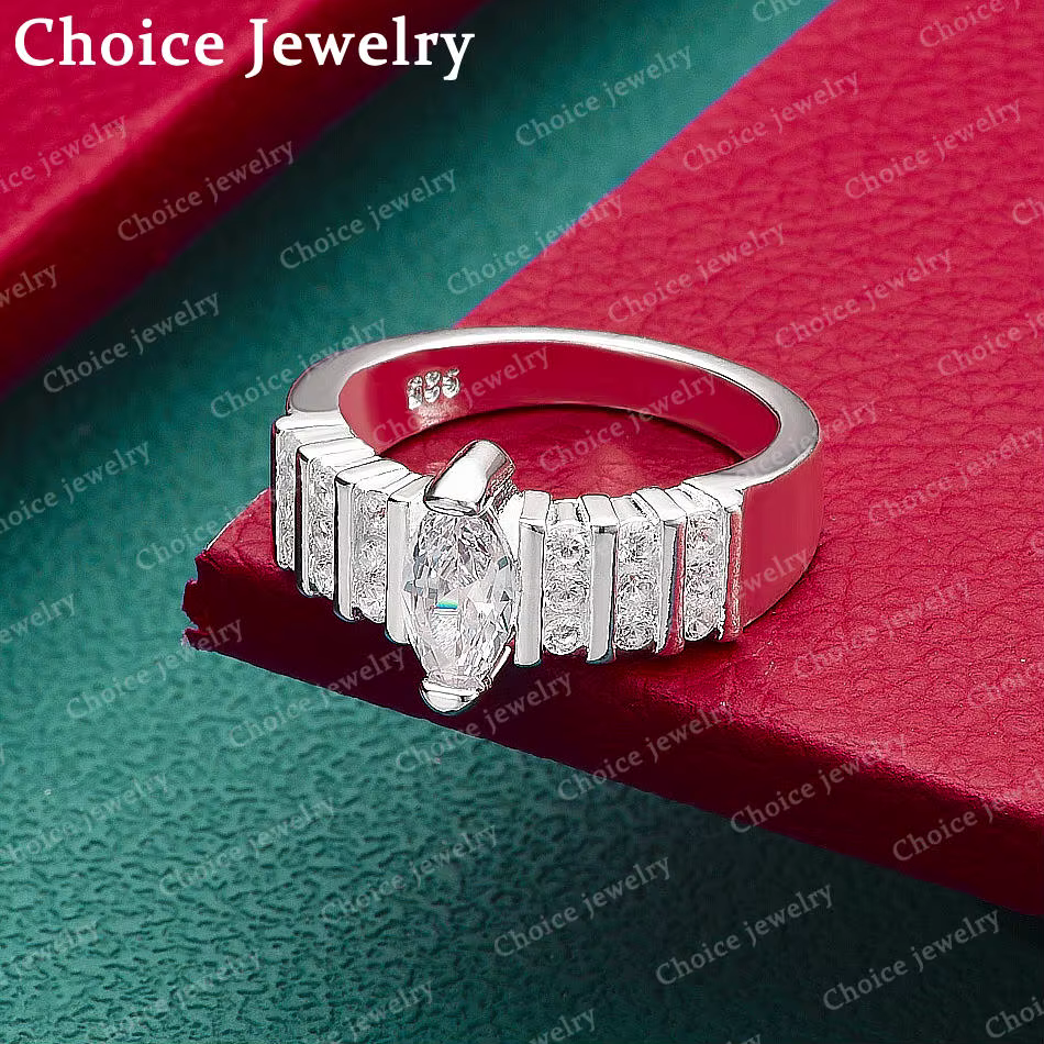 Bague de mariage en argent Sterling 925 pour hommes et femmes, bijoux à la mode, accessoires nobles 