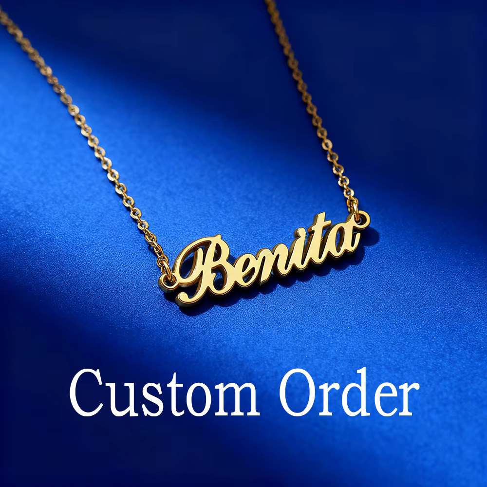 Colliers personnalisés, boucles d'oreilles, bijoux sur commande