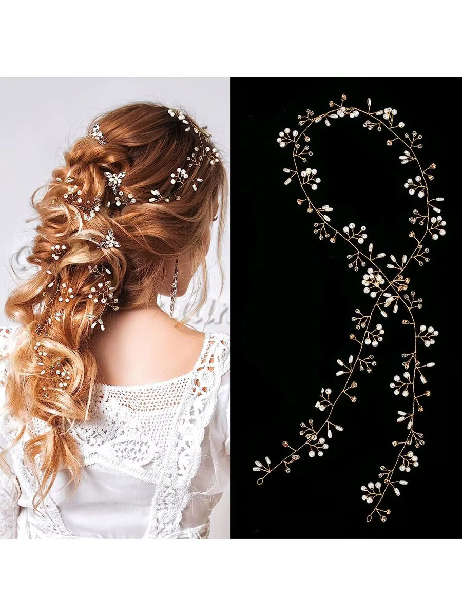 Accessoires de cheveux de mariée en cristal, perles et cristaux, serre-tête de mariée, bijoux de che