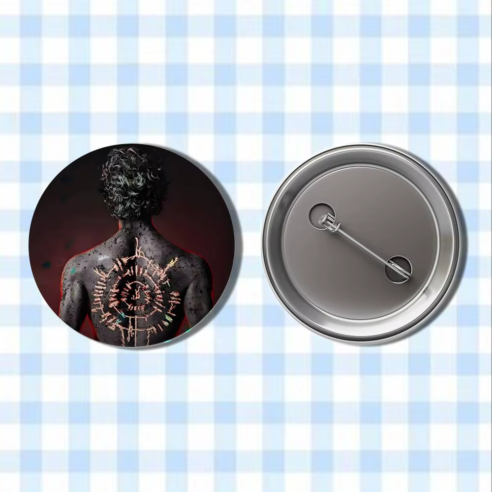 B-Baldurs Gate 3 Astarion Badges bouton rond créatif broche Badge sac décor accessoires Fans recueil