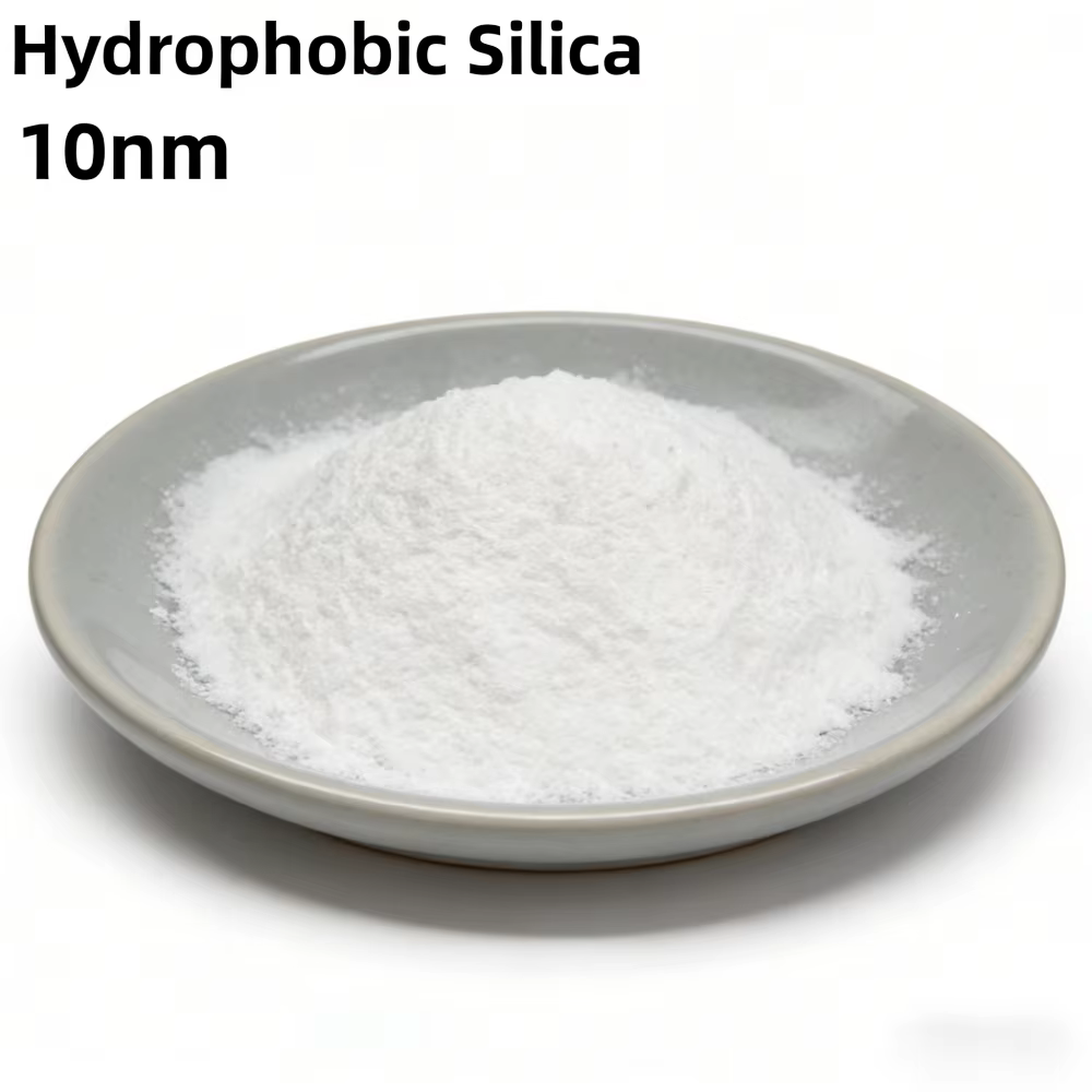 Poudre de silice hydrophobe - 10 nm / nanomètres, pureté 99,8 %, nano-revêtement, particules de sili