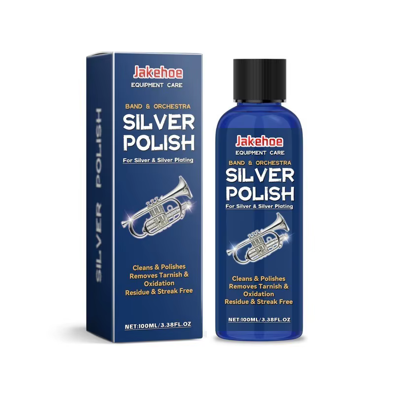 Kit de nettoyage et de polissage de bijoux tout-en-un, nettoyant 100 ml + chiffon, élimine les tache