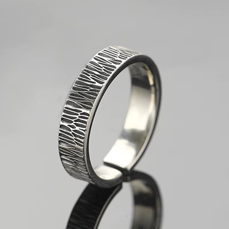 Bague en argent Sterling 925 de qualité supérieure pour petit ami, accessoires d'anniversaire, bague