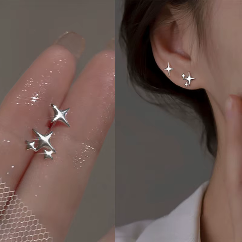 Boucles d'oreilles torsadées en acier inoxydable pour femmes et filles, couleur or argent, cerceau à