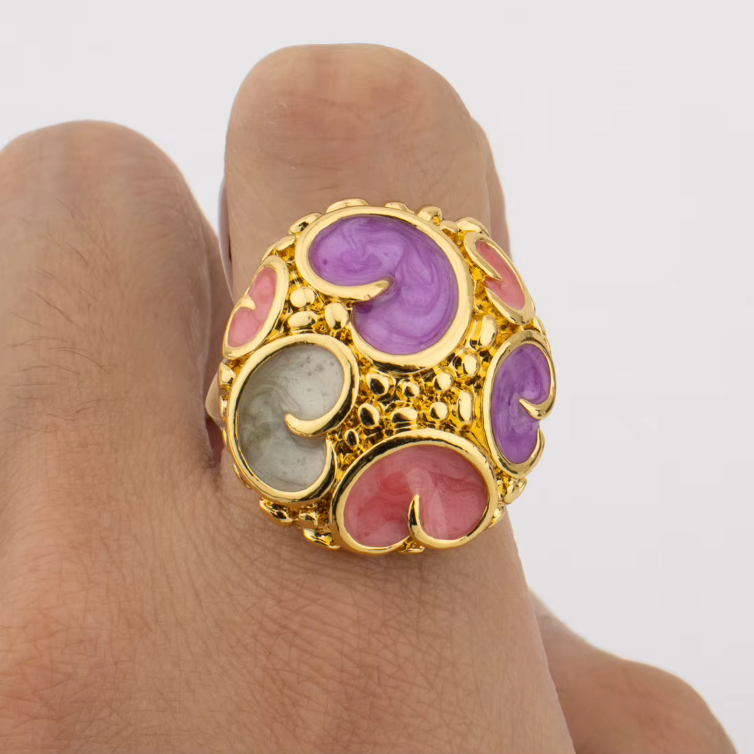 Bagues plaquées or pour femmes, bijoux simples et imperméables, nouveau Style, cadeau, fête du Niger