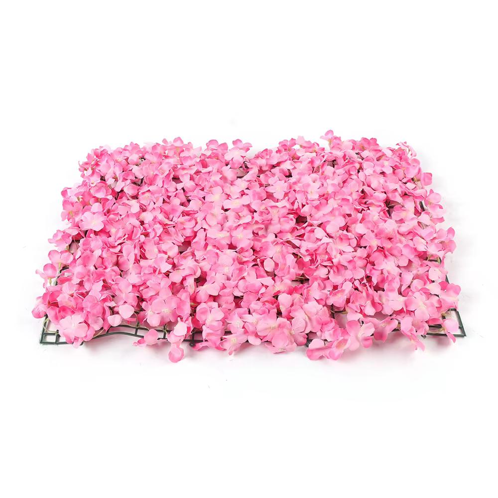 Panneaux Muraux de Fleurs Roses Artificielles, Polymères Muraux de Fleurs InjRose, pour Décoration M