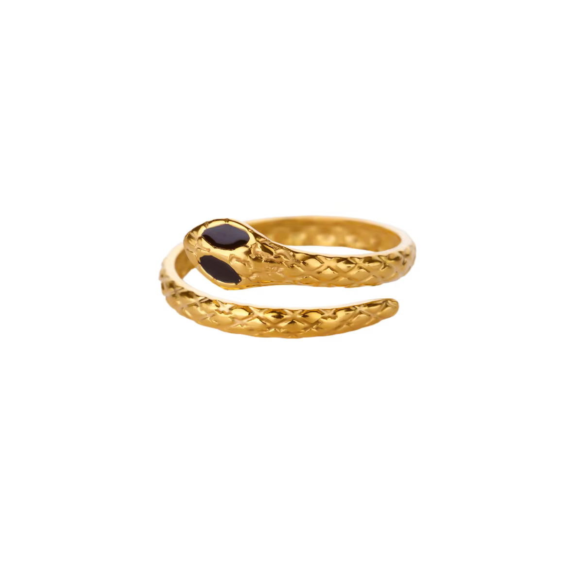Bague serpent en Zircon pour femmes, plaqué or 18 carats, en acier inoxydable, géométrique multi-élé