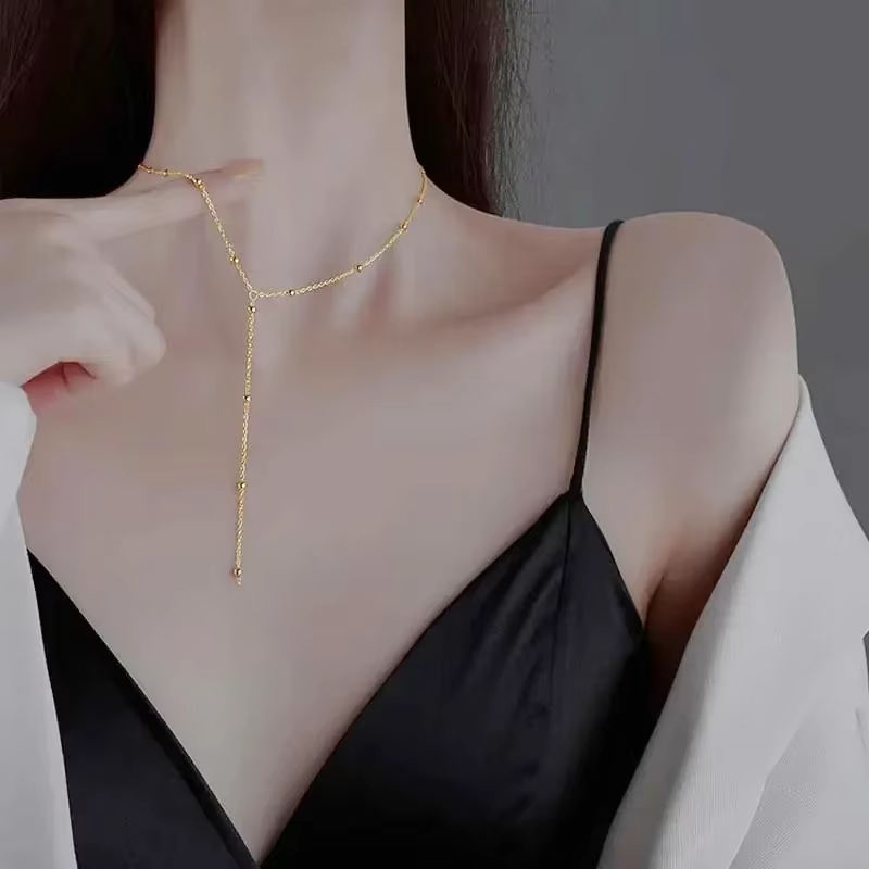 Collier de luxe en cristal et Zircon coloré pour femmes, strass brillants, Long pompon ras du cou, b