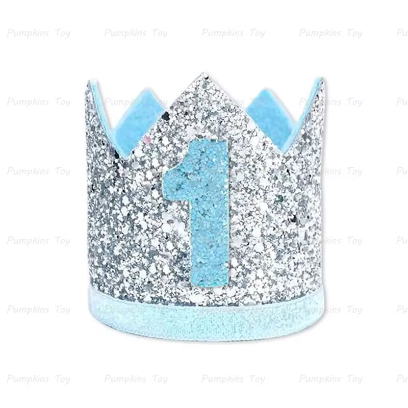 Chapeau de 1er anniversaire pour bébé, chapeaux de fête pour nouveau-né, garçon et fille, bandeau po